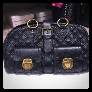 MARC JACOBS
Black Quilted Leather Venetia Satchel